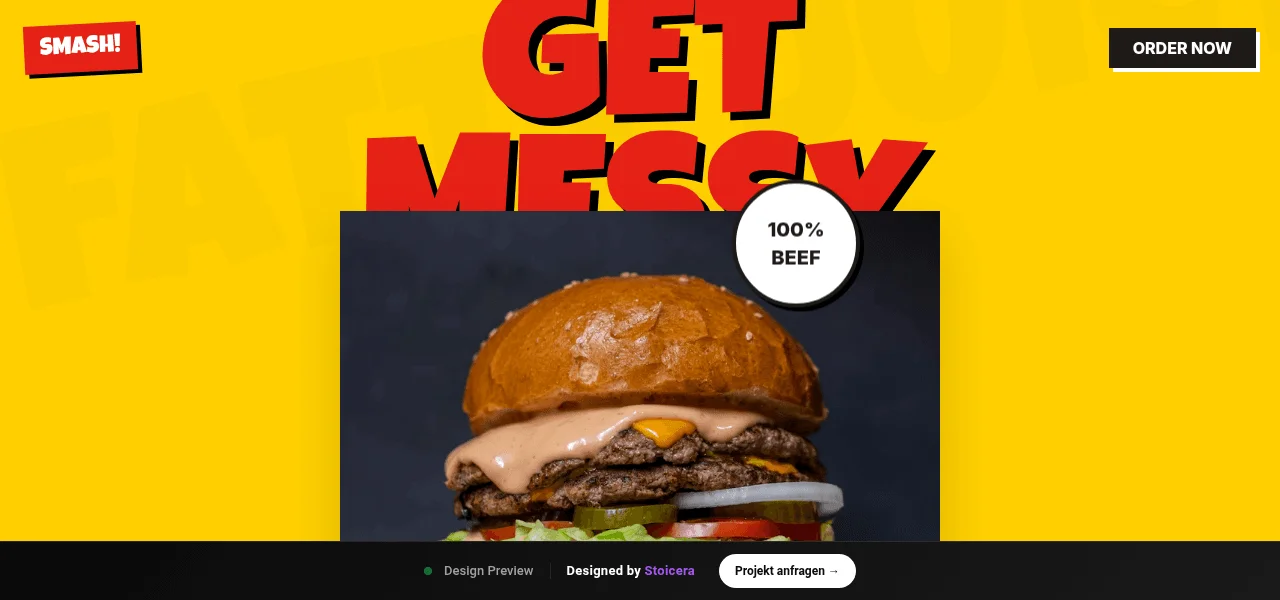 Burger — Entwurf