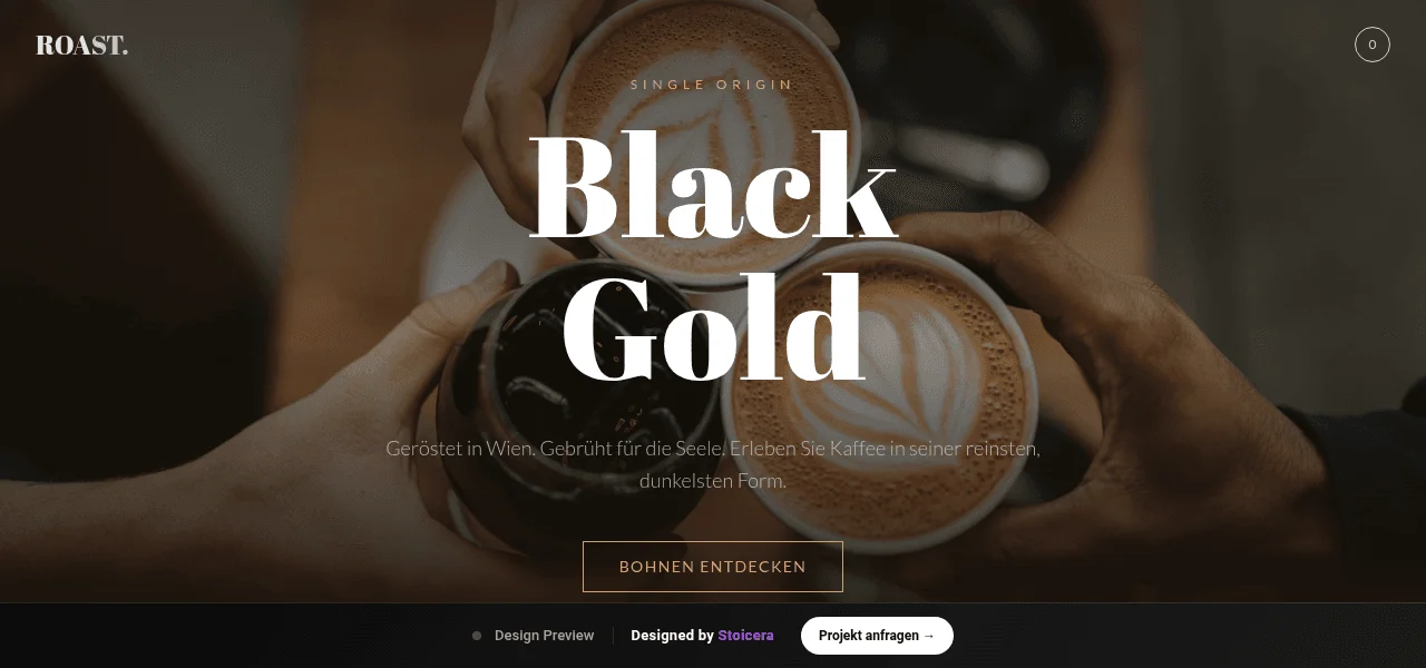 Coffee — Entwurf