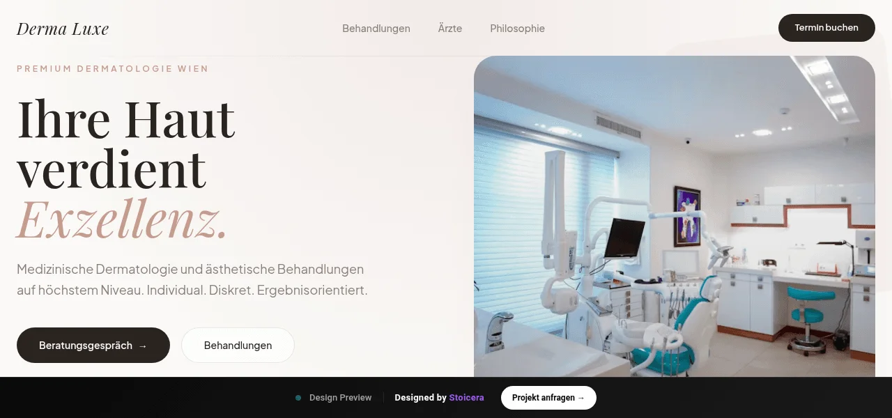 Doctor Dermatology — Entwurf