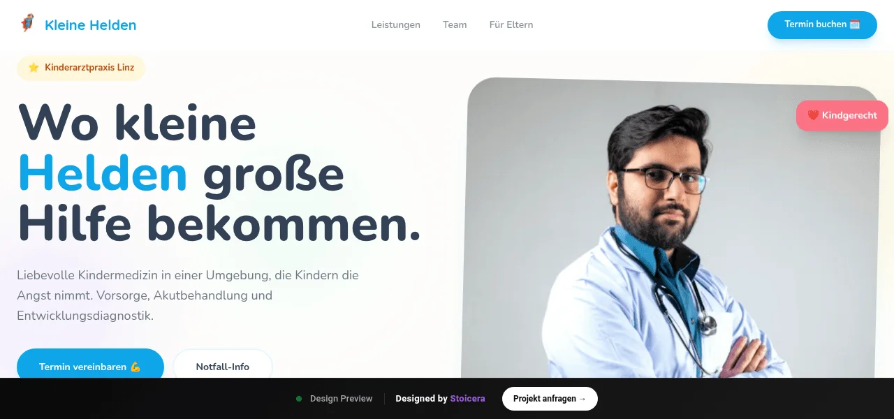 Doctor Pediatrics — Entwurf