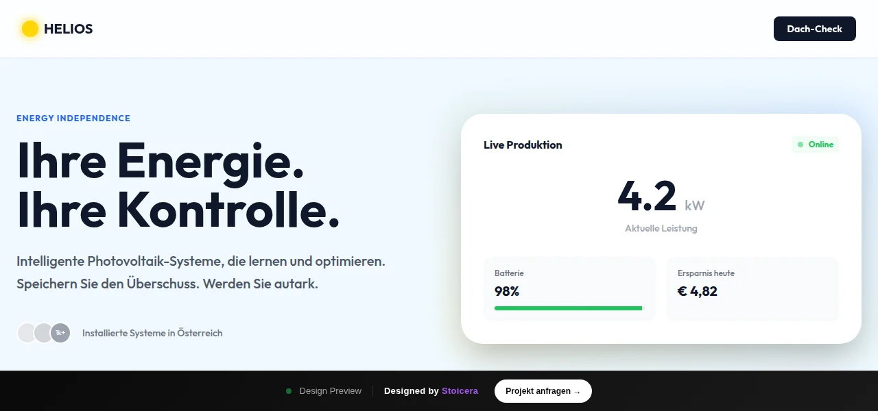 Energie — Entwurf
