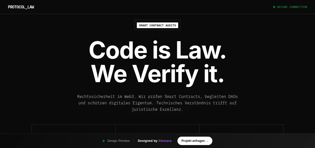 Legal — Entwurf