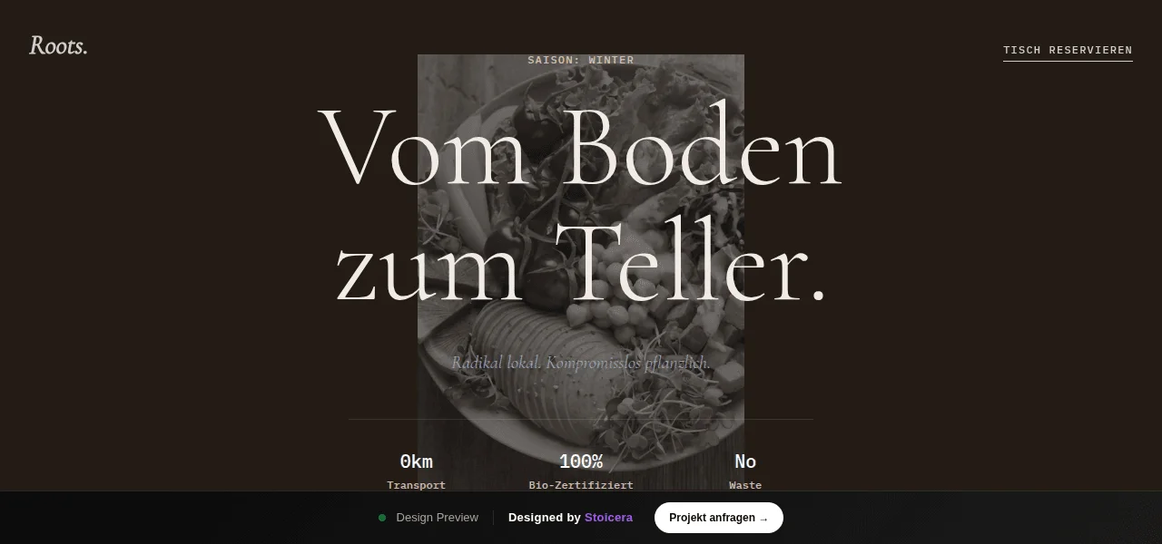 Restaurant 2 — Entwurf