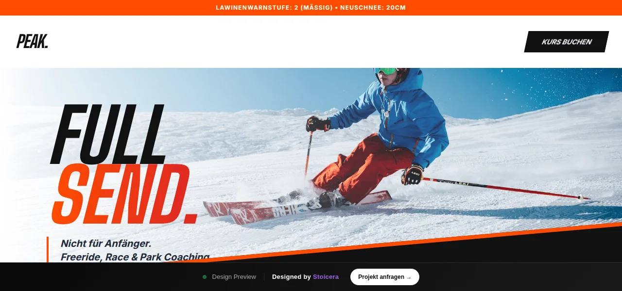 Ski — Entwurf