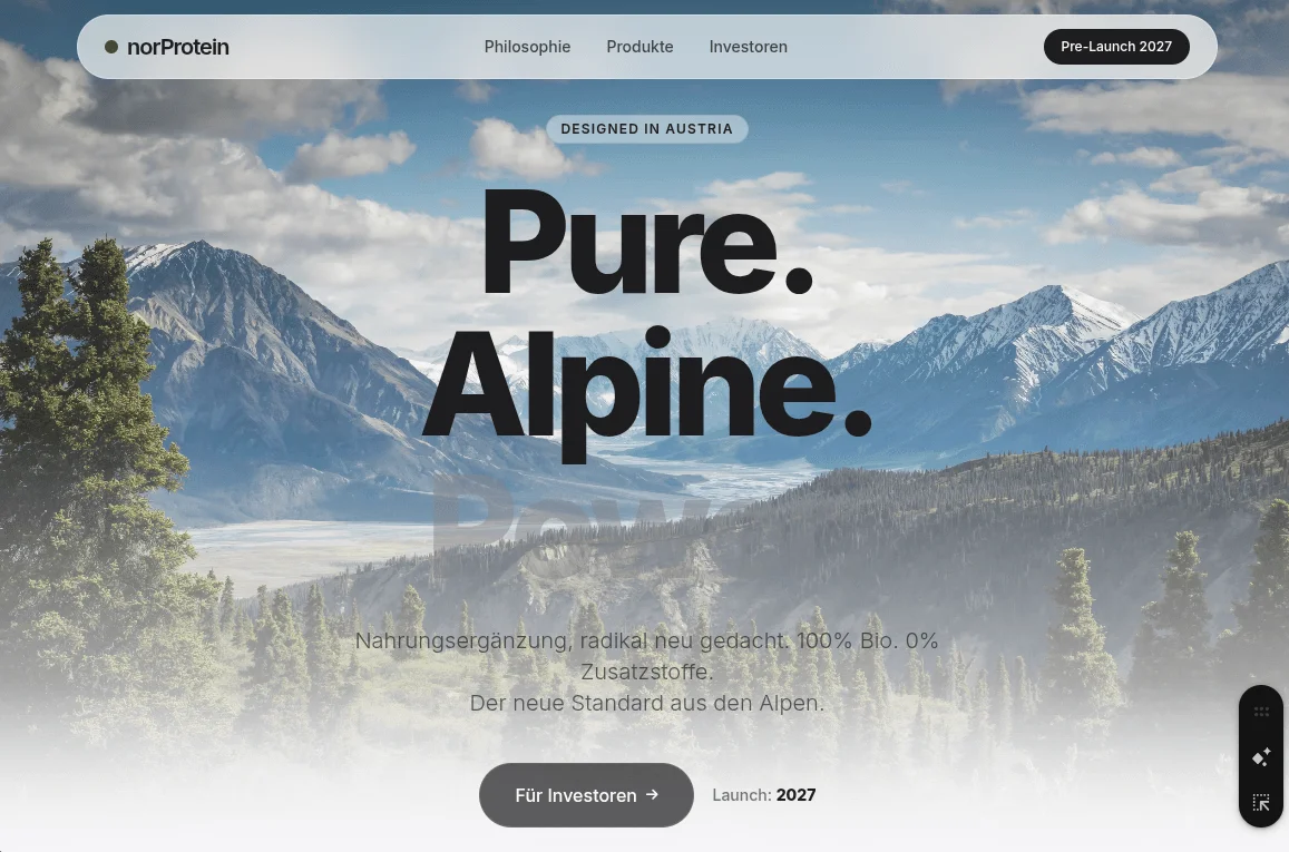 NOR Protein — Online-Shop für Premium Protein-Produkte mit Subscription-Modell.