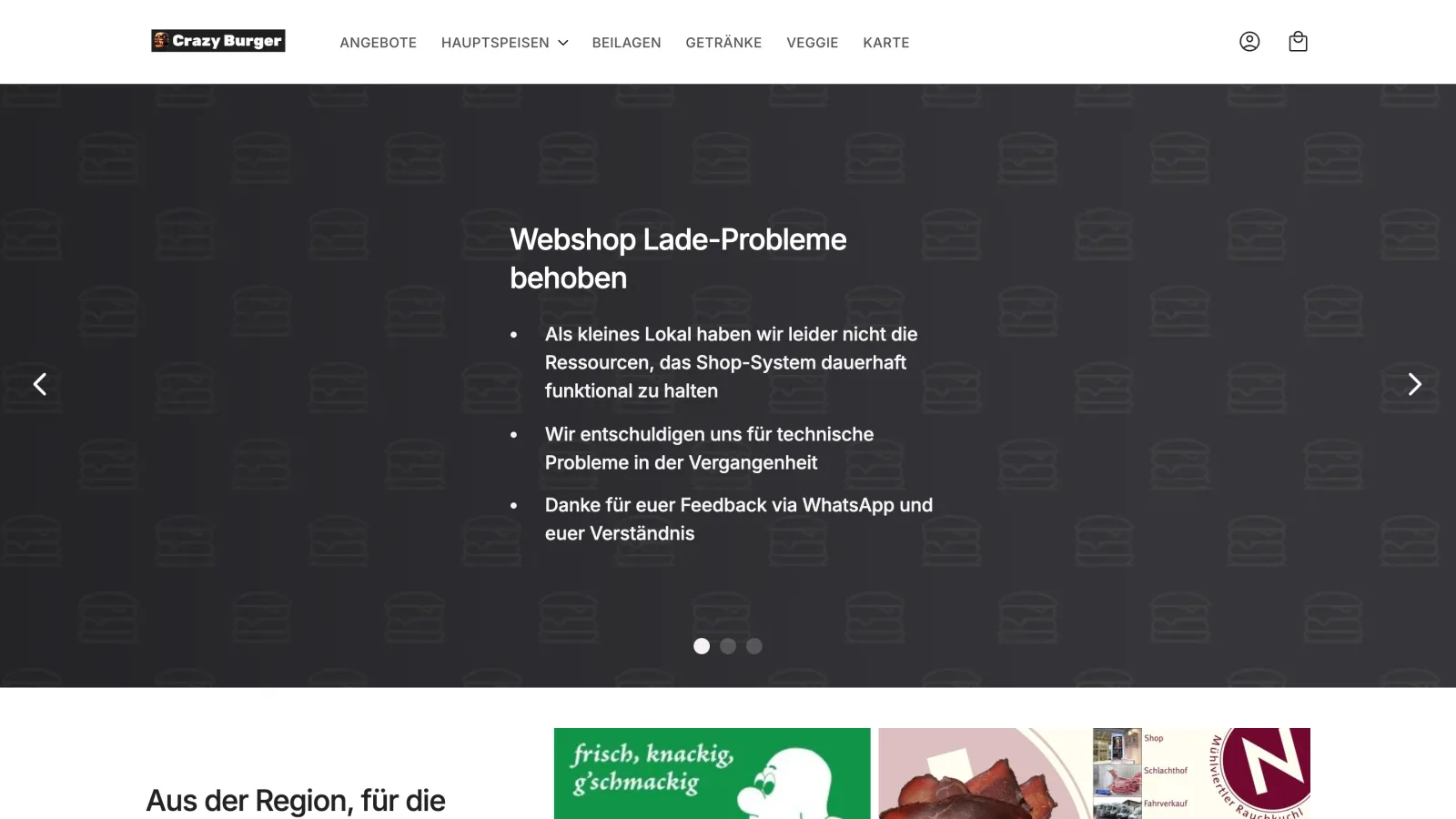 Crazy Burger — Ansicht