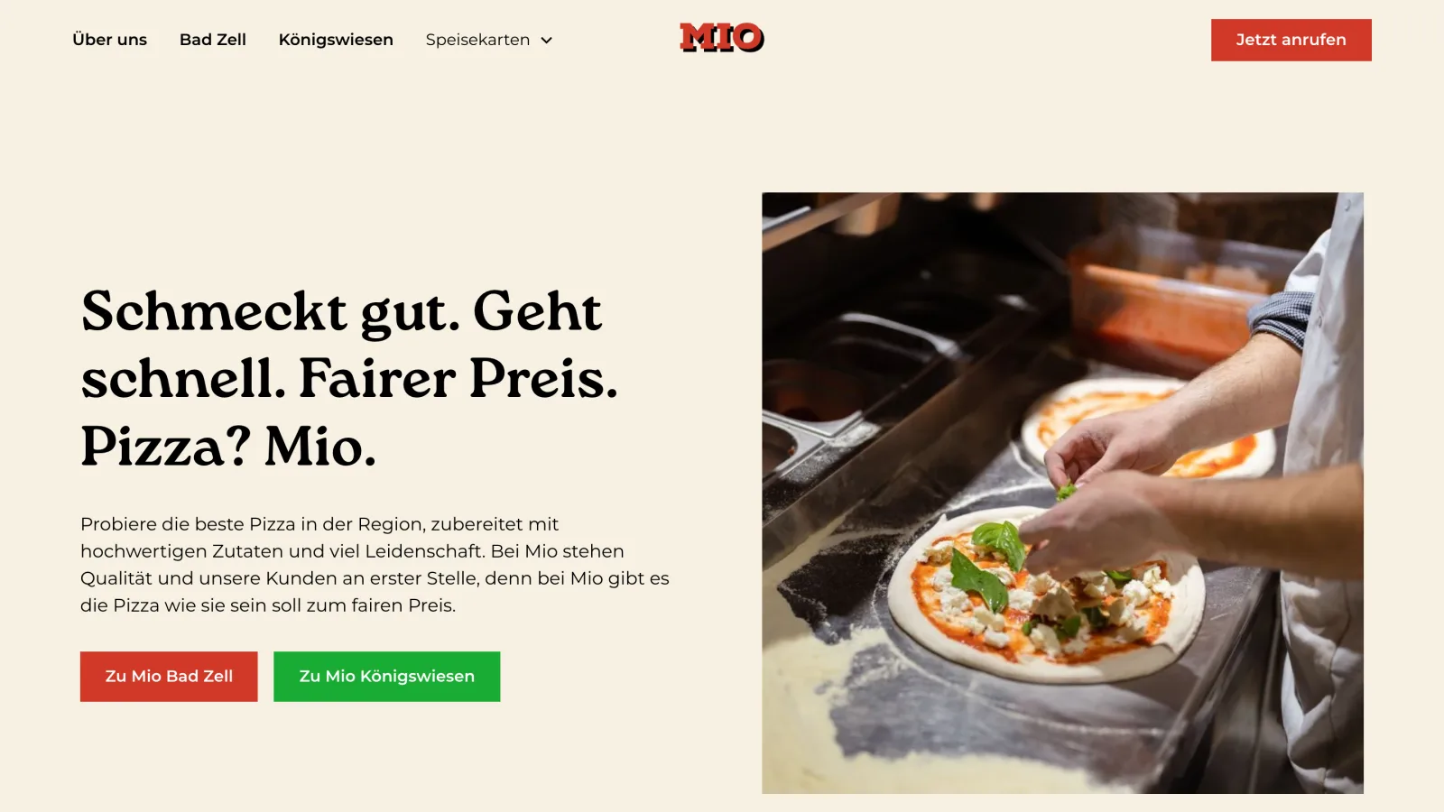 Pizzeria Mio — Ansicht