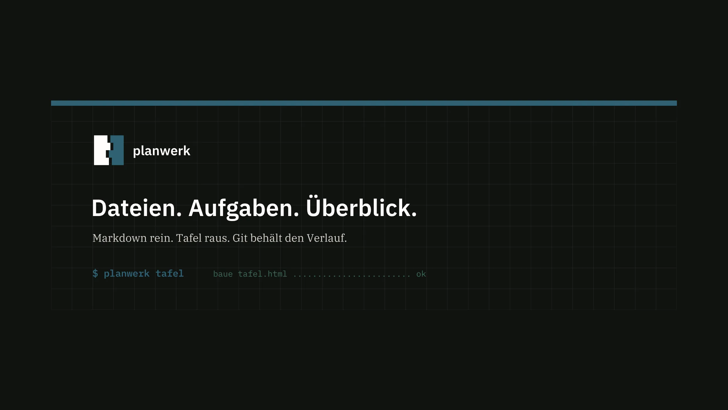 planwerk — Ansicht