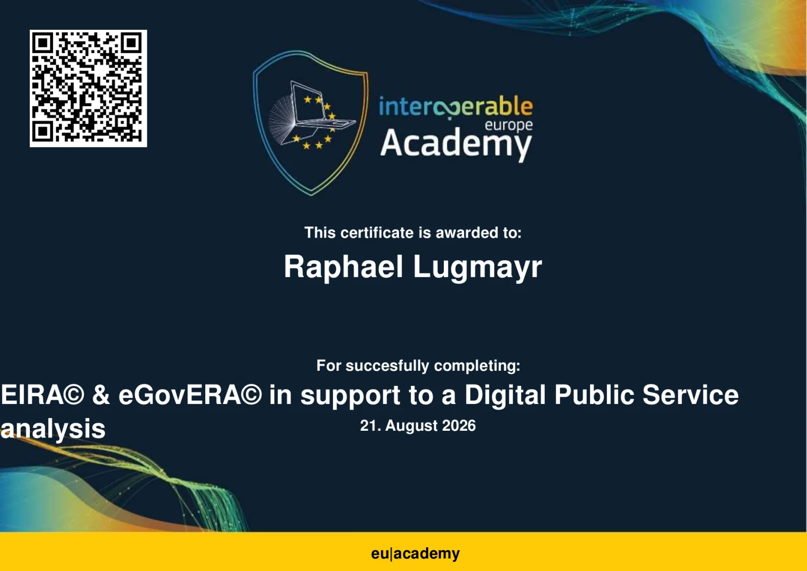 EIRA & eGovERA in Support of Digital Public Service Analysis — European Commission · EU Academy